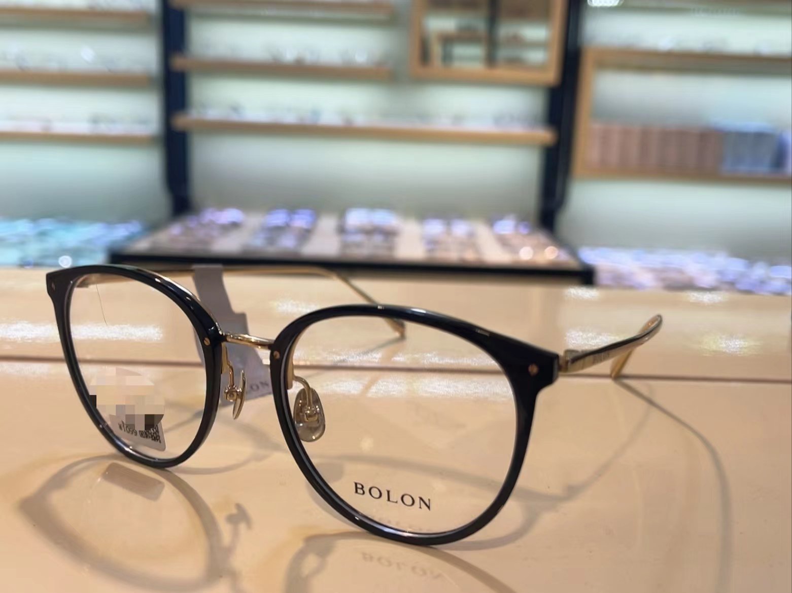 高级黑色圆形眼镜框