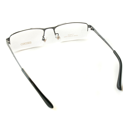 精工SEIKO 商务 钛眼镜架 轻近视眼镜 男款大脸眼镜框HC1010